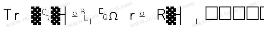 TrueMegaG-Extra Regu字体转换